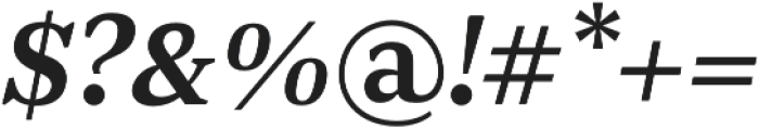 JT Douro-Serif Light Italic otf (300) Font OTHER CHARS