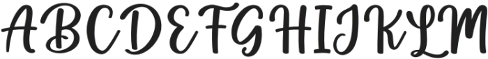 JT Gentry Regular otf (400) Font UPPERCASE