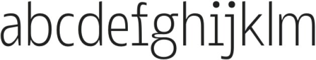 JT Mekito Extra Light Condensed otf (200) Font LOWERCASE