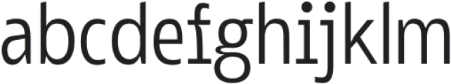 JT Mekito Light Condensed otf (300) Font LOWERCASE