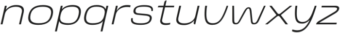 JT Millburn Wide Thin Slanted otf (100) Font LOWERCASE