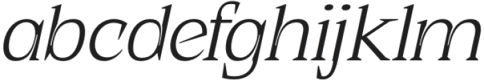 JT Rejiro Extra Light Oblique otf (200) Font LOWERCASE