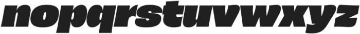 JT Remillo Black Italic otf (900) Font LOWERCASE