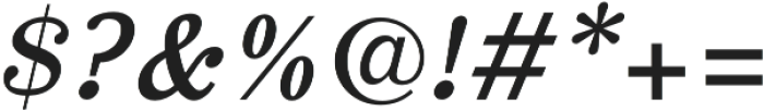 JT Symington Bold Italic otf (700) Font OTHER CHARS