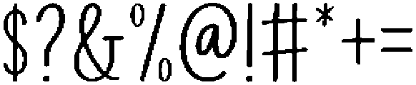 JT WildDaisy Display Regular otf (400) Font OTHER CHARS