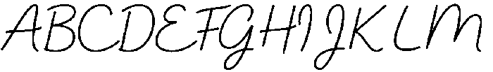 JT WildDaisy Script Regular otf (400) Font UPPERCASE
