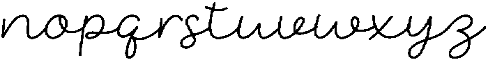 JT WildDaisy Script Regular otf (400) Font LOWERCASE
