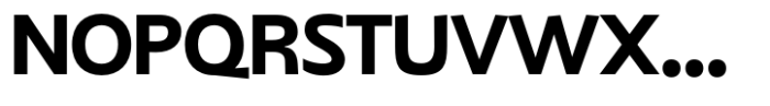 JT Mekito Black Semi Expanded Font UPPERCASE