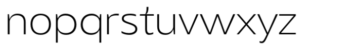JT Mekito Extra Light Semi Expanded Font LOWERCASE