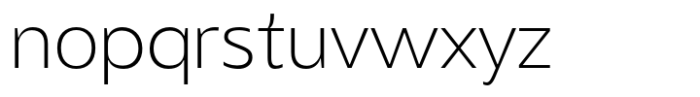 JT Mekito Extra Light Font LOWERCASE