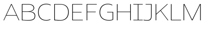 JT Mekito Thin Expanded Font UPPERCASE