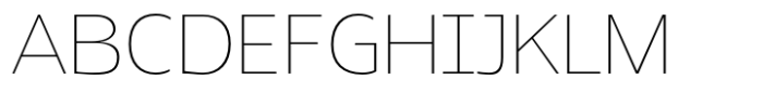 JT Mekito Thin Semi Expanded Font UPPERCASE