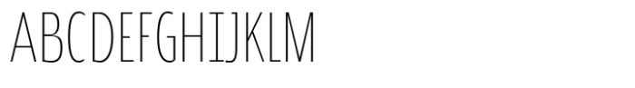 JT Mekito Thin Ultra Condensed Font UPPERCASE