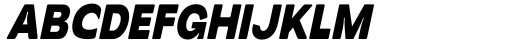 JT Olifer Condensed Slanted Semi Bold Font UPPERCASE