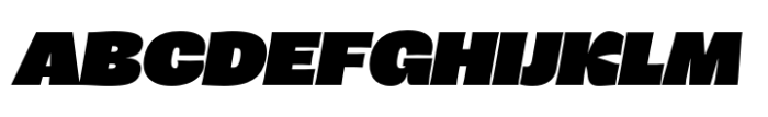 JT Remillo Black Italic Font UPPERCASE