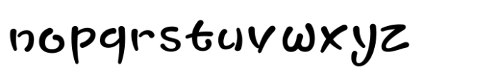 JTT Uyugeopum Font LOWERCASE