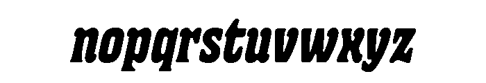 JTComet Italic Font LOWERCASE
