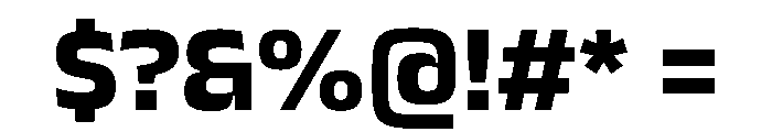 JTCyraxSans Bold Font OTHER CHARS