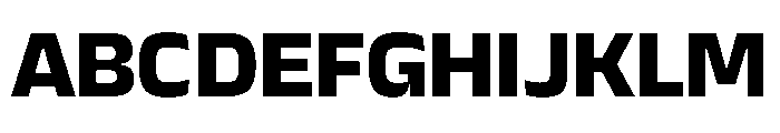 JTCyraxSans Bold Font UPPERCASE