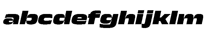 JTCyraxSans ExtendedBlackItalic Instance FONT