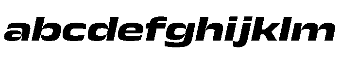 JTCyraxSans ExtendedBoldItalic Instance FONT