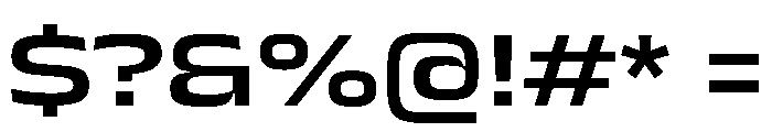 JTCyraxSans ExtendedSemibold Instance Font OTHER CHARS