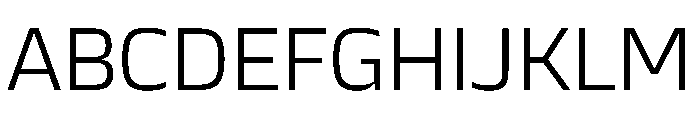 JTCyraxSans Light Font UPPERCASE