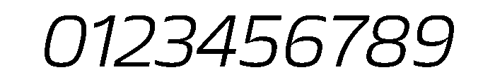 JTCyraxSans LightItalic Font OTHER CHARS