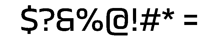 JTCyraxSans Regular Font OTHER CHARS