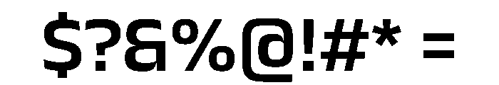 JTCyraxSans Semibold Font OTHER CHARS