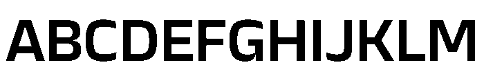 JTCyraxSans Semibold Font UPPERCASE