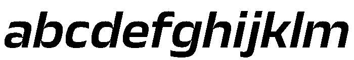 JTCyraxSans SemiboldItalic FONT