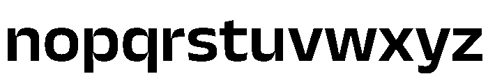 JTCyraxSans Semibold Font LOWERCASE
