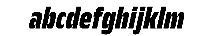JTCyraxSansCondensed BlackItalic FONT