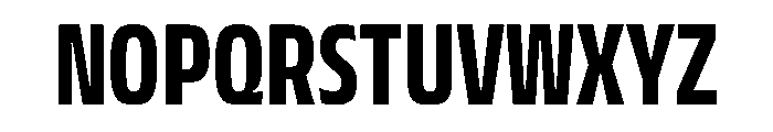 JTCyraxSansCondensed Bold Font UPPERCASE