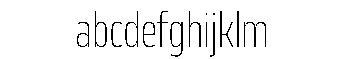 JTCyraxSansCondensed Extralight FONT
