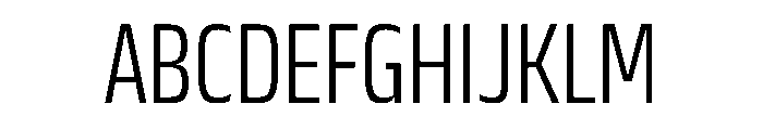 JTCyraxSansCondensed Light Font UPPERCASE