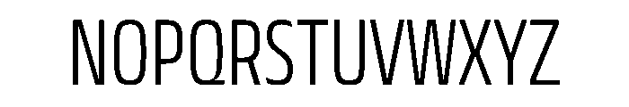 JTCyraxSansCondensed Light Font UPPERCASE