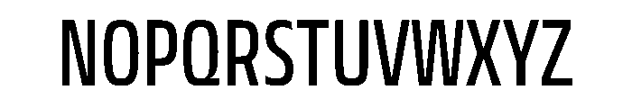 JTCyraxSansCondensed Regular Font UPPERCASE