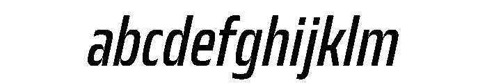 JTCyraxSansCondensed RegularItalic FONT