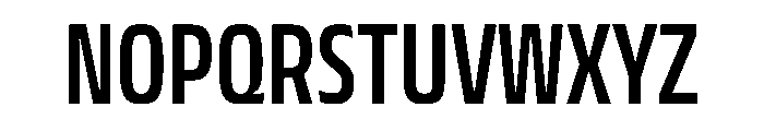 JTCyraxSansCondensed Semibold Font UPPERCASE