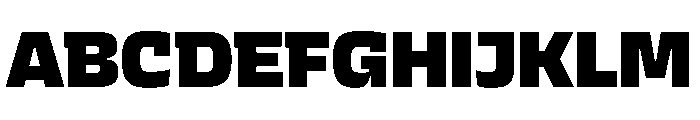 JTCyraxSlab Black Font UPPERCASE