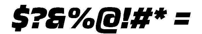 JTCyraxSlab BlackItalic Font OTHER CHARS