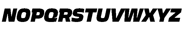 JTCyraxSlab BlackItalic Font UPPERCASE