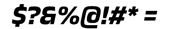 JTCyraxSlab BoldItalic Font OTHER CHARS
