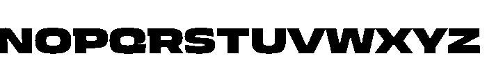JTCyraxSlab ExtendedBlack Instance Font UPPERCASE