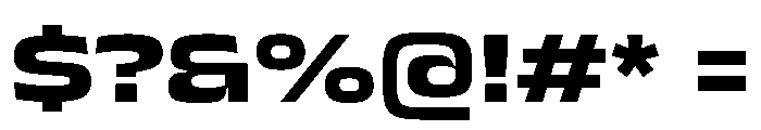 JTCyraxSlab ExtendedBold Instance Font OTHER CHARS