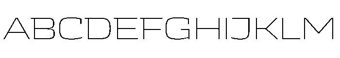 JTCyraxSlab ExtendedExtralight Instance Font UPPERCASE