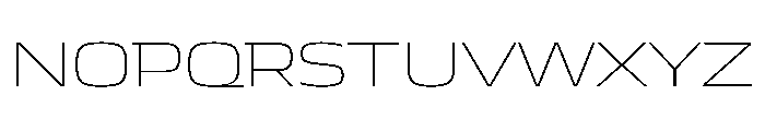 JTCyraxSlab ExtendedExtralight Instance Font UPPERCASE