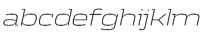 JTCyraxSlab ExtendedExtralightItalic Instance FONT